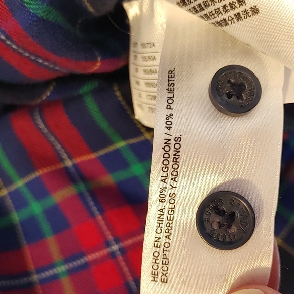 🇨🇦 Women's Roots Plaid Flannel Oversize Button Down Shirt Small - Picture 8 of 9